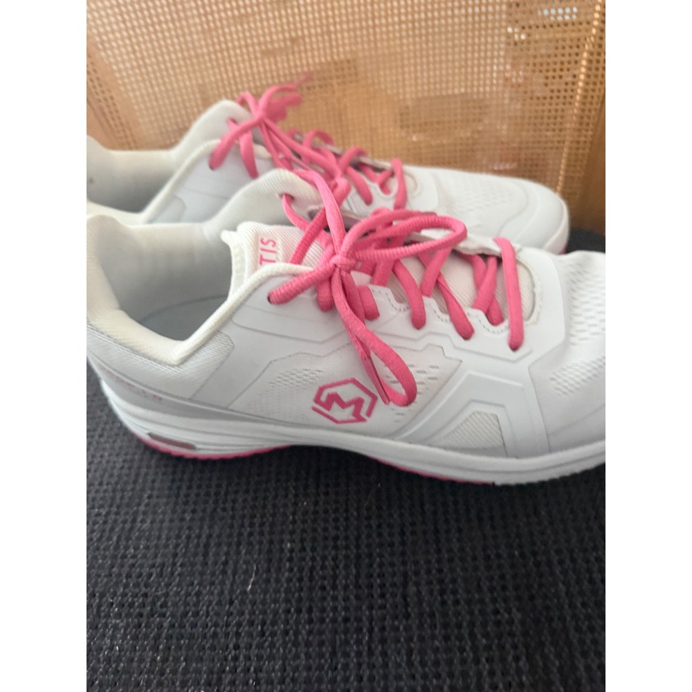 Montis Drop 1.0 Pickleball Shoes Womens 14.5 White Fuchsia MT3001-4 Sneakers